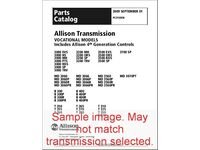 Parts Catalog Allison 8000/9000, Allison 8000/9000, Transmission parts, tooling and kits