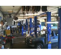 Full-Service Car Inspection Area at Rum River Automotive, Princeton, MN