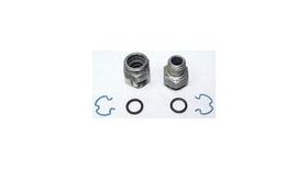 GM 4L60E Transmission Cooler Line Fitting Kit (1993-UP) 2-Fittings Seals Clips, 4L60E, Transmission parts, tooling and kits