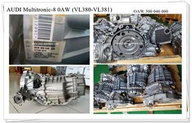  AUDI 8SPD Multitronic 0AW (VL380/VL381, 0AW, Transmission parts, tooling and kits