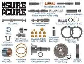 46RE, 46RH, 47RE, 47RH  The Sure Cure® Kit 2-3 Late; 2-3 Oversensitive; Build up of release pressure during lockup; Converter bushing failure; Delayed engagement; Lockup shudder; Low cooler flow; Lube failures; Overheated converter; Poor cooler charge at , A518, Transmission parts, tooling and kits