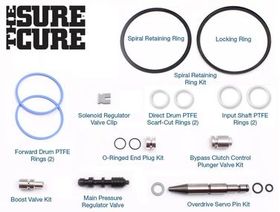 4R70W, AODE '95-Earlier The Sure Cure® Kit Clutch failure; Throttle buzz; Shudder; Low line rise; Low Reverse boost; Delayed Forward; Delayed lockup; No lockup; Code 628, 741, 1741; TCC apply & release concerns, AODE, Transmission parts, tooling and kits