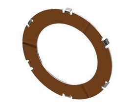 48RE  6-Tab Rear Thrust Washer Material: PTFE-Coated; Inner Dia.: 2.525"; Outer Dia.: 3.700"; Thickness: 0.060"; Tab Count: 6, A618, A518