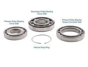 JF010E (RE0F09A)  Pulley Bearing Kit Bearing failure; Bearing noise; Push belt slippage, JF010E, Transmission parts, tooling and kits