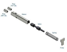 5R110W Fits '05-later units. Replaces OE valves with balance spool diameter of .298" or .312" only; NOT compatible with .402" dia. valves. Converter Pressure Limit Valve Kit Erratic TCC apply pressure; Excess converter pressure; Harsh TCC apply; Soft TCC , 5R110W, Transmission parts, tooling and kits