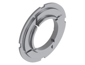 BorgWarner 310mm LU (A618, 47RH/RE, 48RE)  Stator Cap Material: Steel; Outer Dia.: 3.600"; Inner Dia.: 1.920"; Thickness: 0.330"; Outer Notch Count: 4, A618, A518