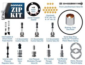 4R100, E4OD  Zip Kit® Burnt Low/Reverse clutch; Code 62, 628, 1744; Delayed engagement; High line pressure; Lockup shudder; Loss of gear; No engine braking; OD planetary failure; Overheated converter; Premature clutch failure; Soft shifts; TCC cycling, DQ380, Transmission parts, tooling and kits