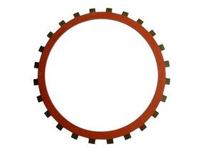 ZF5HP24  Clutch Plate Tab Style: Flat External; Outer Dia.: 10.217"; Inner Dia.: 8.379"; Thickness: 0.152"; Tab Count: 24, 5HP24, Transmission parts, tooling and kits