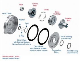 4L60-E, 4L65-E, 4L75-E (300mm) Performance Converter Street/Strip applications only. For use with GM 258mm early stators only. 258mm Damperless Multi-Plate Racekit Dampered: No; Lockup: Yes; Unit Size: 300mm; Core: GM 258mm; Clutch Material: Woven Carbon;, 4L65E, 4L60E