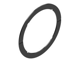 6L80, 6L90 (300mm), 6L90 (Captive Clutch)  Thrust Washer Material: Plastic; Outer Dia.: 3.150"; Inner Dia.: 2.557"; Thickness: 0.047"; Inner Notch Count: 4, 6L80, 6L45