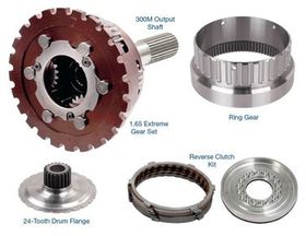 Powerglide  1.58 Ratio Extreme Planetary Assembly Kit Gear Process Level: Extreme; Material: 300M Rolled Spline; Shaft Length Option: Short; Flange Tooth Count: 24; Ratio: 1.58, POWERGLIDE, Transmission parts, tooling and kits