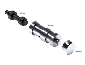 5L40-E, 5L50-E With spacer, large ratio Boost Valve Kit Dia.: 0.531"; Dia.: 0.432"; Low line rise; TCC slip; Gear ratio codes; High line pressure in Reverse; Flare shifts, 5L40E, Transmission parts, tooling and kits