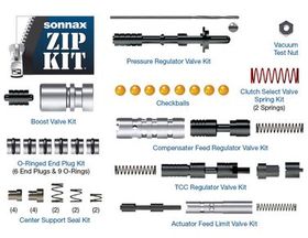 6L45, 6L50, 6L80, 6L90  Zip Kit® Burnt brake clutches; Burnt clutches; Delayed engagement; Inadequate lubrication; Low pressure; Slips & flares; Soft shifts; TCC apply & release concerns; TCC codes, 6L45, Transmission parts, tooling and kits