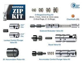 A750E, A750F, A760E, A760F, A760H, A761E, A960E, A960F, AB60E, AB60F  Zip Kit® Burnt brake clutches; Burnt clutches; Delayed engagement; Inadequate lubrication; Low pressure; Slips & flares; Soft shifts; TCC apply & release concerns; TCC codes, A750F , A750E