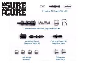 01M, 01N, 01P  The Sure Cure® Kit High line pressure in Reverse; Low line pressure; High line pressure; Erratic line pressure; No line rise; No 2-3; No 3-4; Loss of gear; Wrong gear starts; Delayed engagement; Code 1582; Falls out of lockup when hot; No l, 01M, Transmission parts, tooling and kits