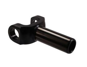  C-4, AOD, Borg Warner T-5 Slip Yoke Counter Bore (Y/N): No; Material: Forged Chromoly; Spline Type: Full; Driveline Series: 1330; Spline Tooth Count: 28; Seal Dia.: 1.499"; CL to End Length: 5.910"; Length: 6.810"; Weight (lbs): 2.350; Barrel Length: 4.5, THM350, THM250