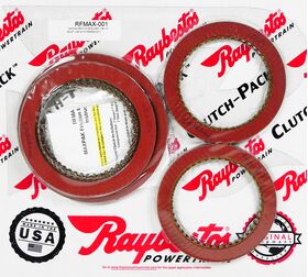 4L80E Stage-1â„¢ MaxPak Friction Clutch Pack, 4L80E, Transmission parts, tooling and kits