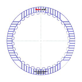 68RFE GPZ Friction Clutch Plate, 68RFE, Transmission parts, tooling and kits