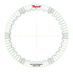 6R140 GPZ Friction Clutch Plate, 6R140, Transmission parts, tooling and kits