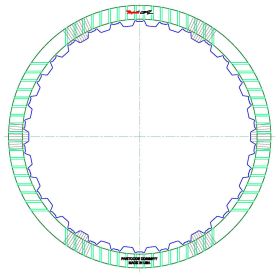 722.6 (W5A330, W5A580) GPZ Friction Clutch Plate, 722.7, Transmission parts, tooling and kits