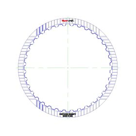 722.9 GPZ Friction Clutch Plate, 722.9, Transmission parts, tooling and kits