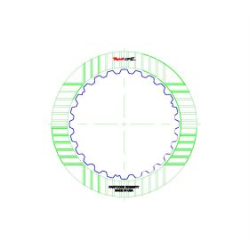 722.6 (W5A330, W5A580) GPZ Friction Clutch Plate, 722.7, Transmission parts, tooling and kits