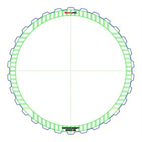 722.9 GPZ Friction Clutch Plate, 722.9, Transmission parts, tooling and kits