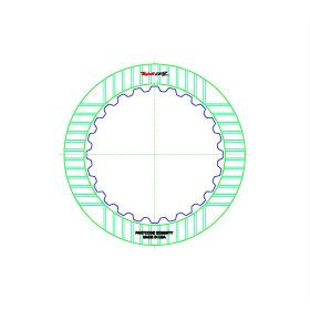 722.6 (W5A330, W5A580) GPZ Friction Clutch Plate, 722.7, Transmission parts, tooling and kits
