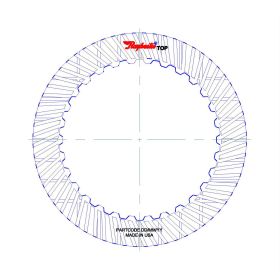 0B5 (DL501) DCT 7 SPEED High Energy Friction Clutch Plate, DL501, Transmission parts, tooling and kits