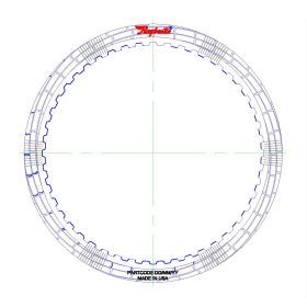 6F35 GEN 2 (2012-ON) (HT) Hybrid Technology Friction Clutch Plate, 6F35, Transmission parts, tooling and kits