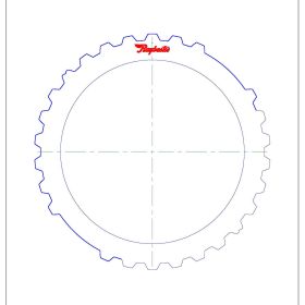 5R110W TorqShift Kolene Steel Clutch Plate, 5R110W, Transmission parts, tooling and kits