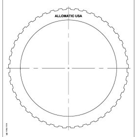 45RFE, 545RFE Kolene Steel Clutch Plate, 45RFE, Transmission parts, tooling and kits