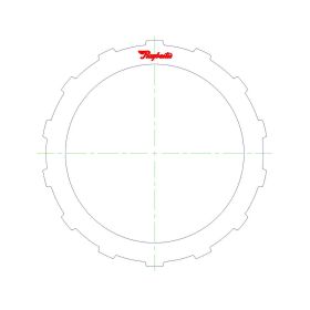 TH250, TH250C, TH350, TH350C, TH375B Kolene Steel Clutch Plate, THM350, THM250
