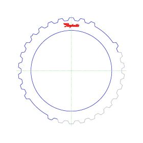 5R110W TorqShift Steel Clutch Plate, 5R110W, Transmission parts, tooling and kits