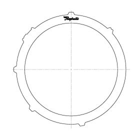 5R110W TorqShift Steel Clutch Plate, 5R110W, Transmission parts, tooling and kits