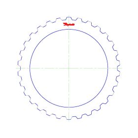 5R110W TorqShift Steel Clutch Plate, 5R110W, Transmission parts, tooling and kits