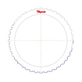 10L90 Steel Clutch Plate, 10R80, Transmission parts, tooling and kits