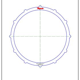 TR580 Steel Clutch Plate, TR580, TF690