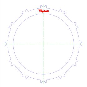 66RFE Overdrive Steel Clutch Plate, 66RFE, 68RFE