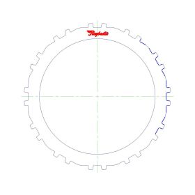 KM 170 SERIES, A4AF1, F4A32A, F4A-32-A, W4A32A Steel Clutch Plate, W4A33, F4A33