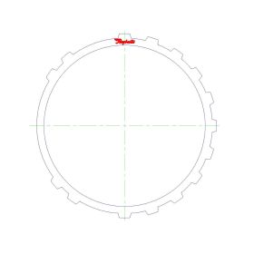 4EAT-G, G4AEL, G4AHL, N4A Steel Clutch Plate, G4AEL, Transmission parts, tooling and kits