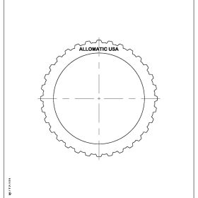 4F27E, J39A, FN4A-EL Steel Clutch Plate, 4F27E, Transmission parts, tooling and kits