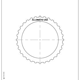 4F27E, J39A, FN4A-EL Steel Clutch Plate, 4F27E, Transmission parts, tooling and kits