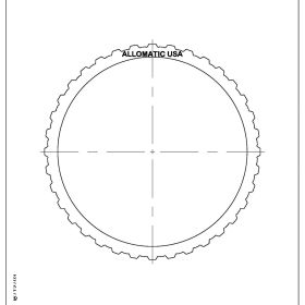 4F27E, J39A, FN4A-EL Steel Clutch Plate, 4F27E, Transmission parts, tooling and kits