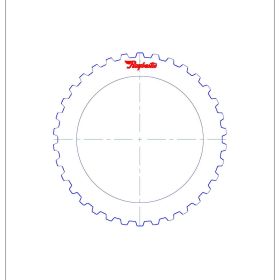 AOD, AODE, 4R70E, 4R70W, 4R75W Steel Clutch Plate, 4R75W, AODE