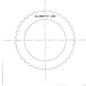 AOD, AODE, 4R70E, 4R70W, 4R75W Steel Clutch Plate, 4R75W, AODE