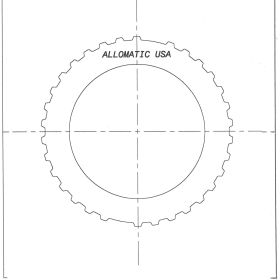 AOD, AODE, 4R70E, 4R70W, 4R75W Steel Clutch Plate, 4R75W, AODE