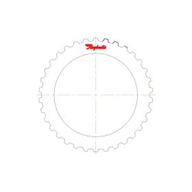 AOD, AODE, 4R70E, 4R70W, 4R75W Steel Clutch Plate, 4R75W, AODE