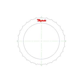 AOD, AODE, 4R70E, 4R70W, 4R75W Steel Clutch Plate, 4R75W, AODE