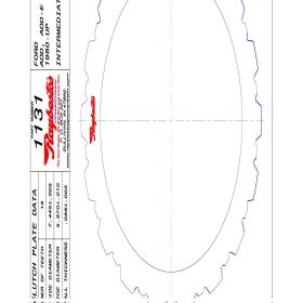 AOD, AODE, 4R70E, 4R70W, 4R75W Steel Clutch Plate, 4R75W, AODE